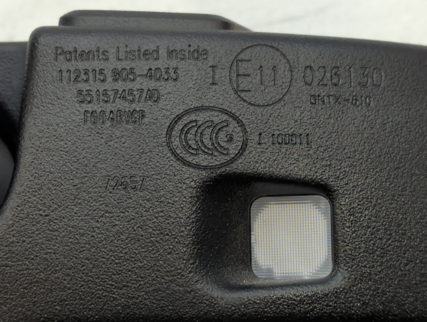 2016 Jeep Compass Interior Rear View Mirror Replacement OEM P/N:E11026130 Fits Fits 2010 2011 2012 2013 2014 2015 2017 OEM U