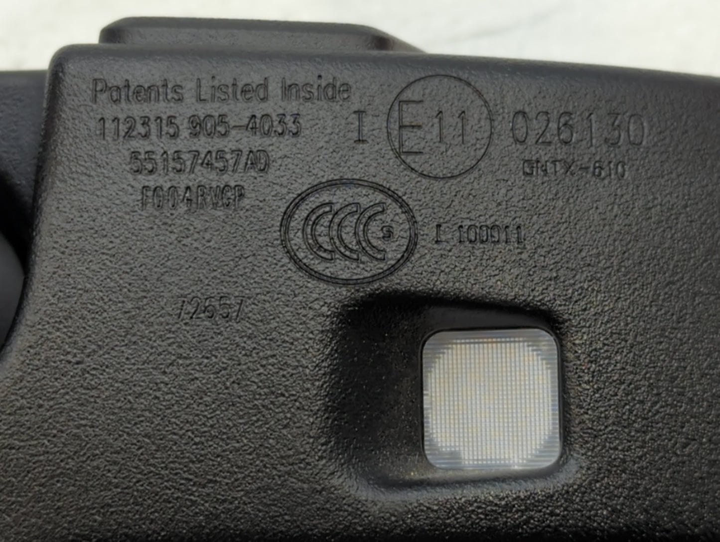 2016 Jeep Compass Interior Rear View Mirror Replacement OEM P/N:E11026130 Fits Fits 2010 2011 2012 2013 2014 2015 2017 OEM U