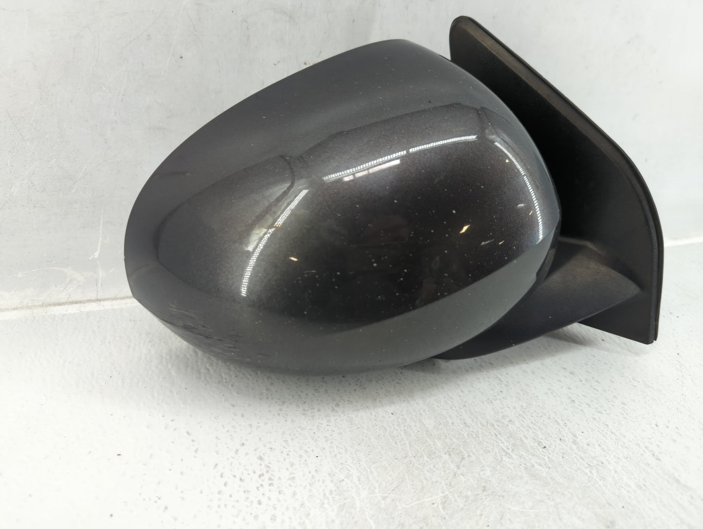 2016 Jeep Compass Passenger Right Side View Manual Door Mirror Black - Oemusedautoparts1.com