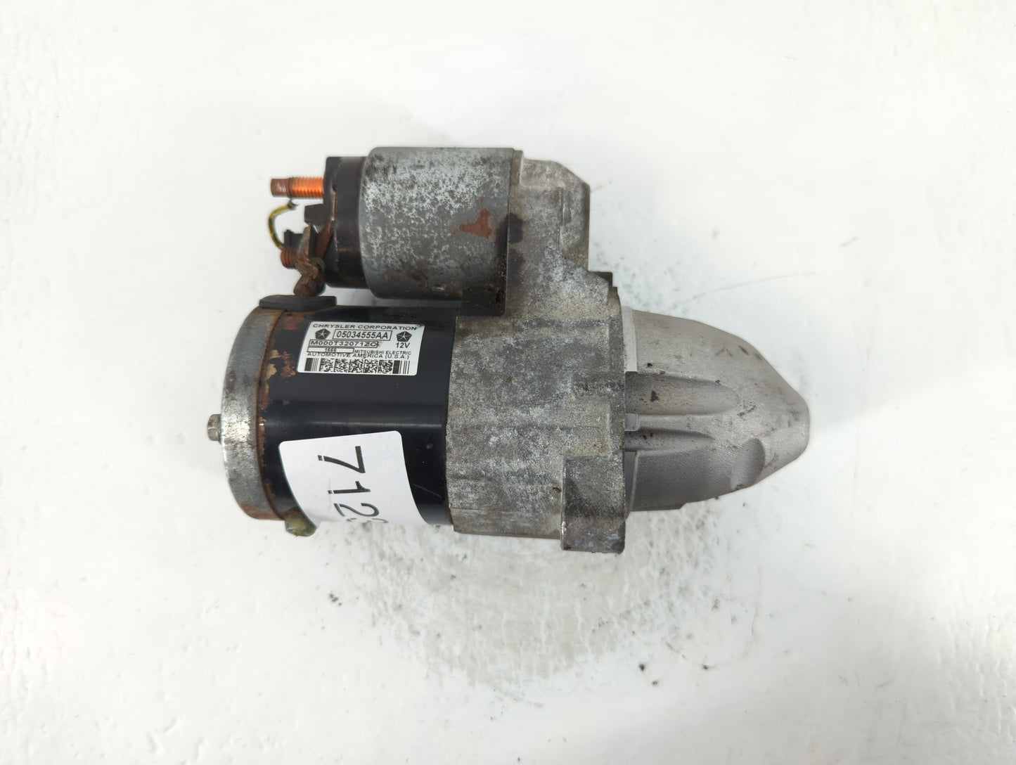 2016 Jeep Compass Car Starter Motor Solenoid OEM P/N:M000T32071ZC 05034555AA Fits OEM Used Auto Parts - Oemusedautoparts1.co