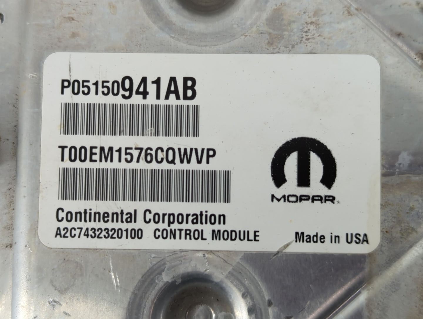2013-2017 Jeep Compass PCM Engine Control Computer ECU ECM PCU OEM P/N:P05150941AB Fits Fits 2013 2014 2015 2016 2017 OEM Us