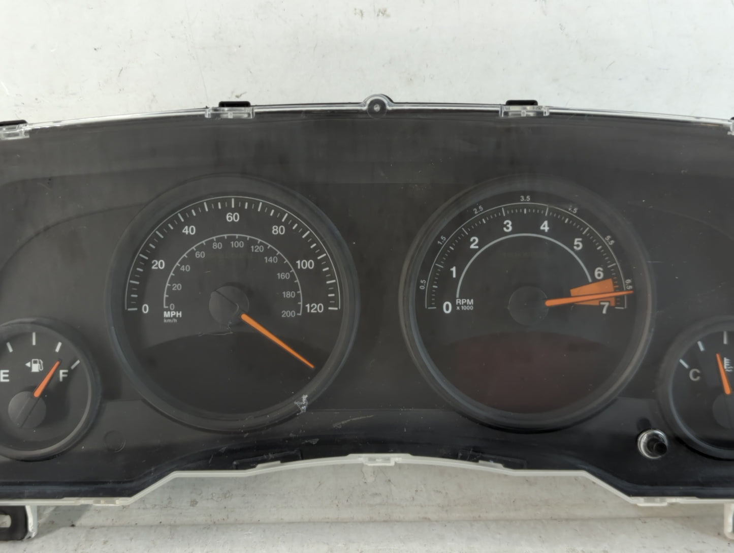 2015-2017 Jeep Compass Instrument Cluster Speedometer Gauges P/N:68233455AE Fits Fits 2015 2016 2017 OEM Used Auto Parts - O