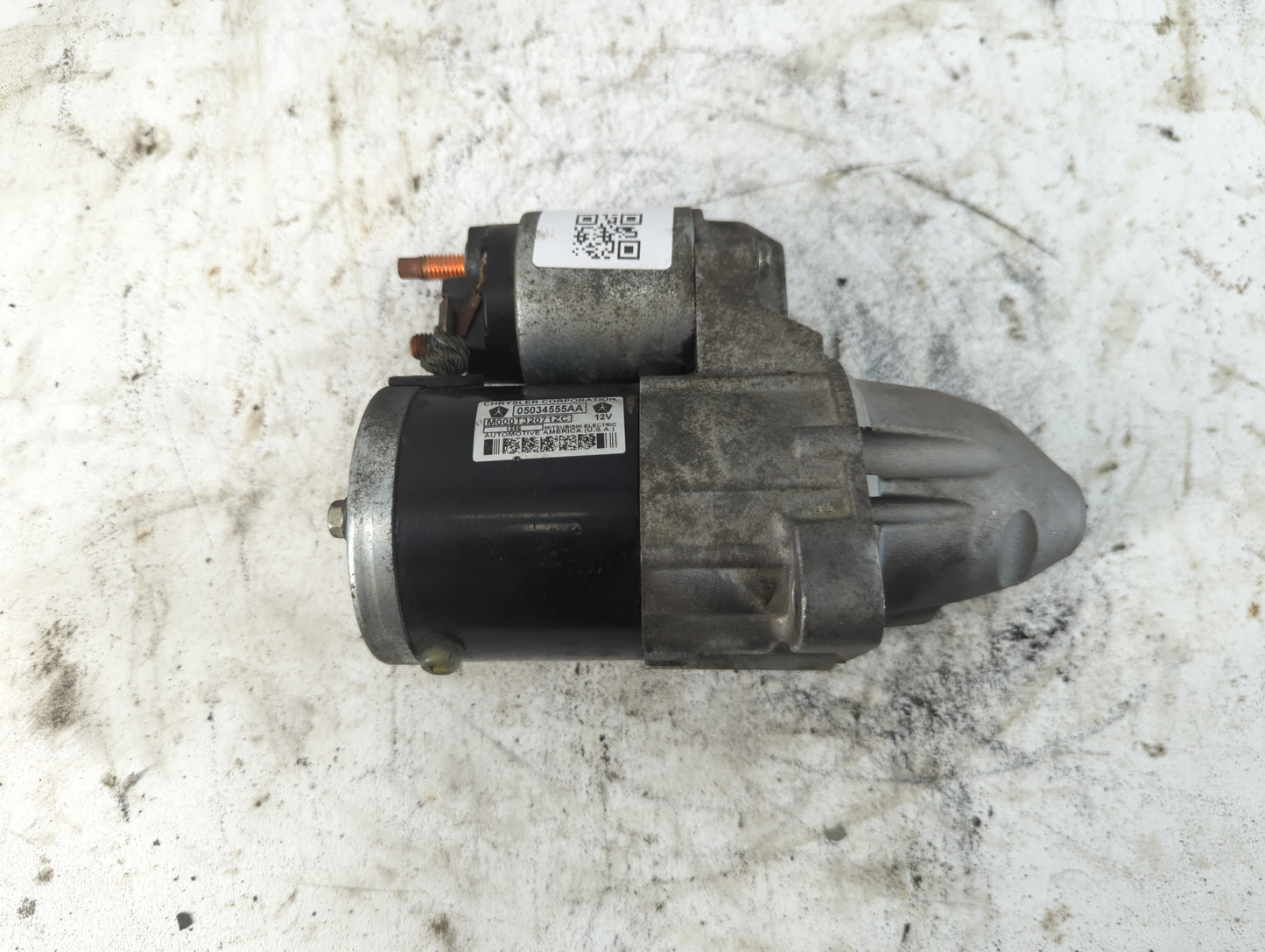 2016 Jeep Compass Car Starter Motor Solenoid OEM P/N:M000T32071ZC 05034555AA Fits OEM Used Auto Parts - Oemusedautoparts1.co