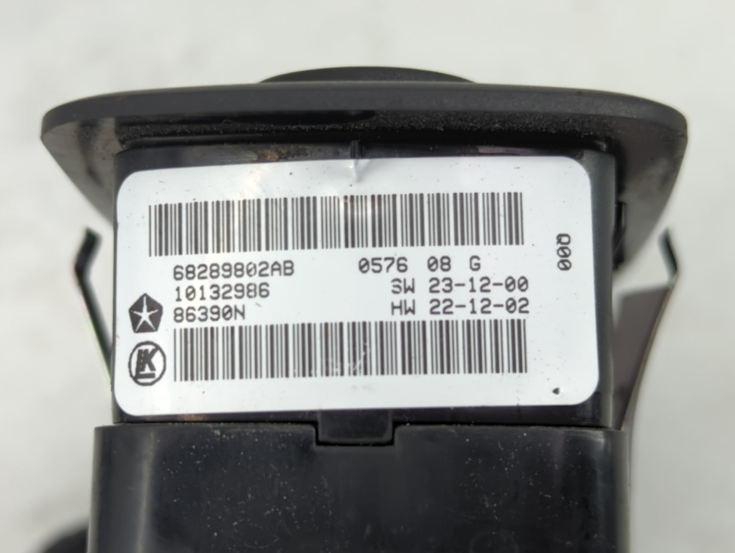2016-2022 Jeep Grand Cherokee Master Power Window Switch Replacement Driver Side Left P/N:68289802AB Fits OEM Used Auto Part
