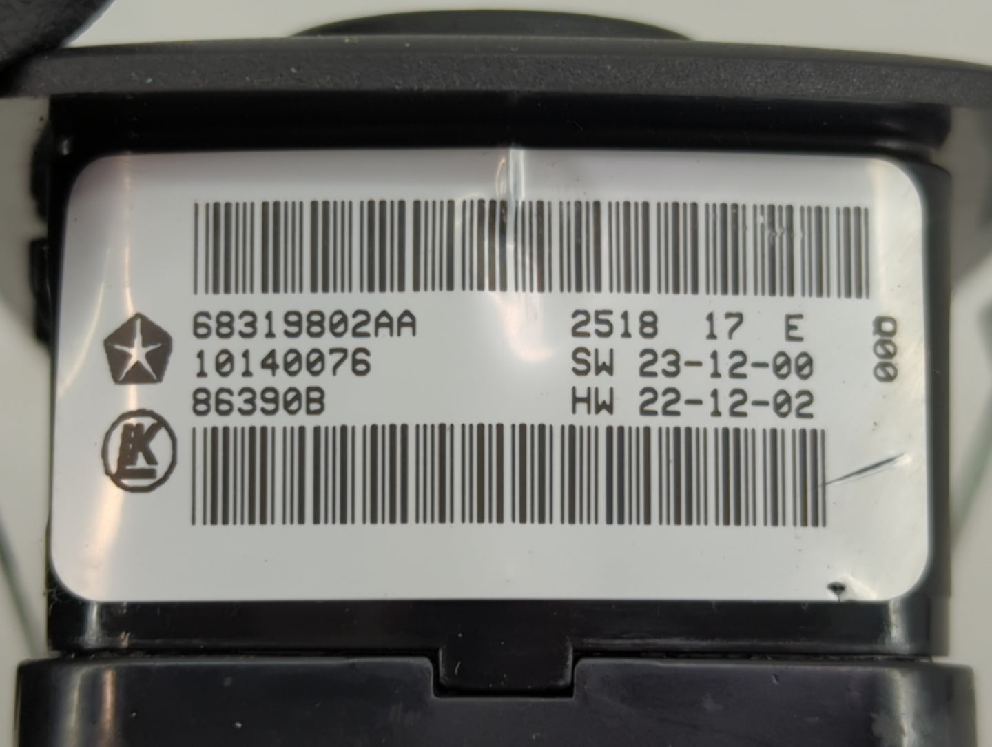 2016-2022 Jeep Grand Cherokee Master Power Window Switch Replacement Driver Side Left P/N:68319802AA 68289802AB Fits OEM Use