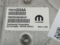 2016-2017 Jeep Grand Cherokee PCM Engine Control Computer ECU ECM PCU OEM P/N:P68243326AA Fits Fits 2016 2017 OEM Used Auto 