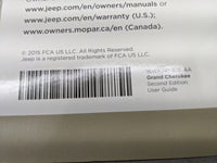 2016 Jeep Grand Cherokee Owners Manual Book Guide OEM Used Auto Parts - Oemusedautoparts1.com