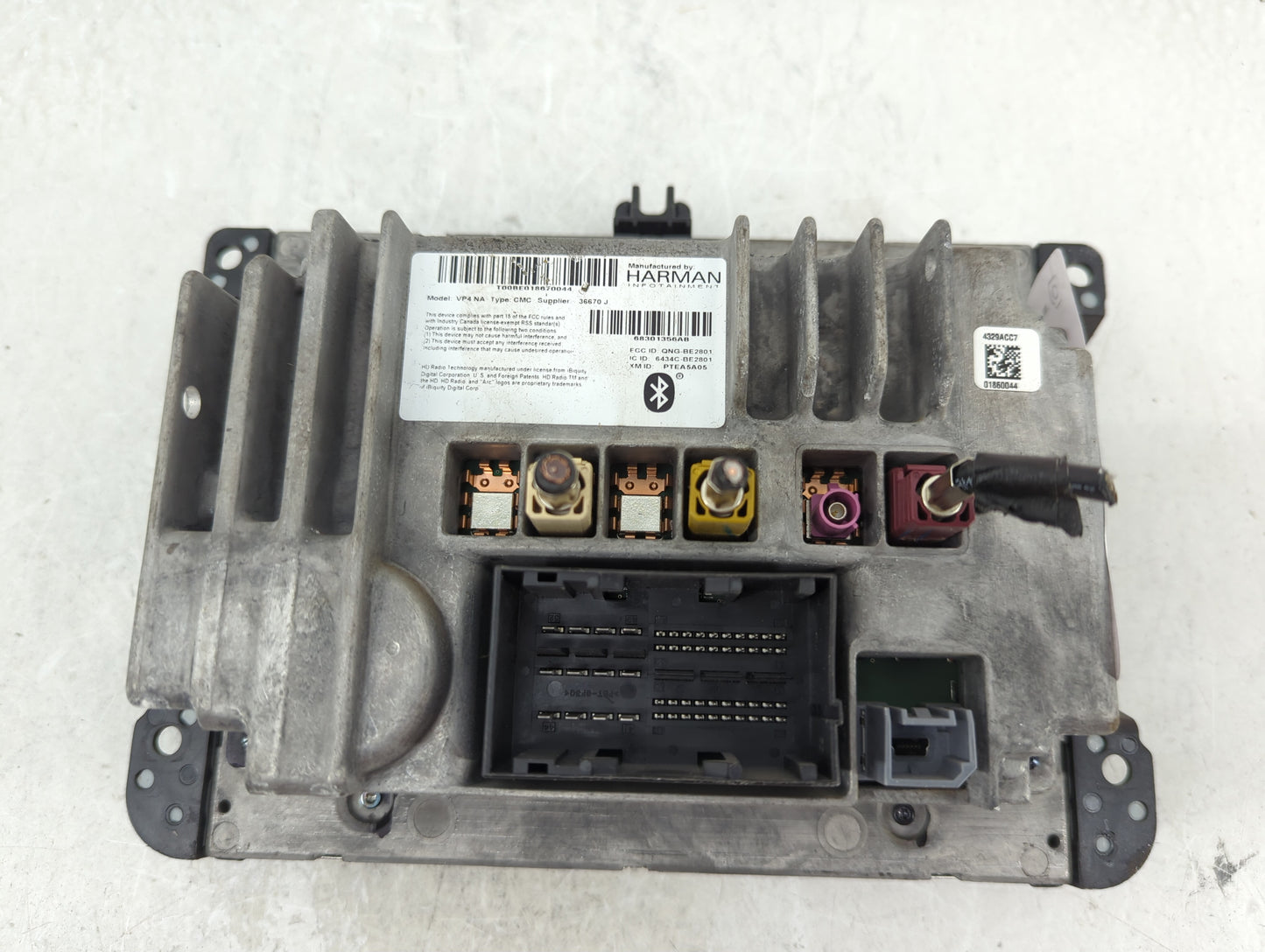 2016 Jeep Grand Cherokee Radio AM FM Cd Player Receiver Replacement P/N:68301356AB Fits OEM Used Auto Parts - Oemusedautopar
