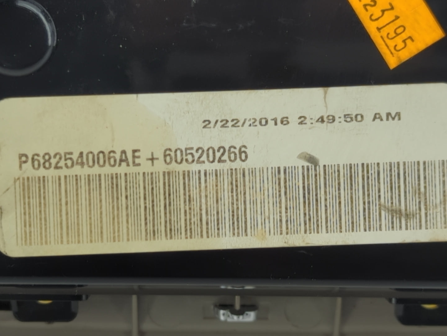 2016-2017 Jeep Grand Cherokee Climate Control Module Temperature AC/Heater Replacement P/N:P68254006AE Fits Fits 2016 2017 O