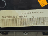 2016-2017 Jeep Grand Cherokee Climate Control Module Temperature AC/Heater Replacement P/N:P68254006AE Fits Fits 2016 2017 O