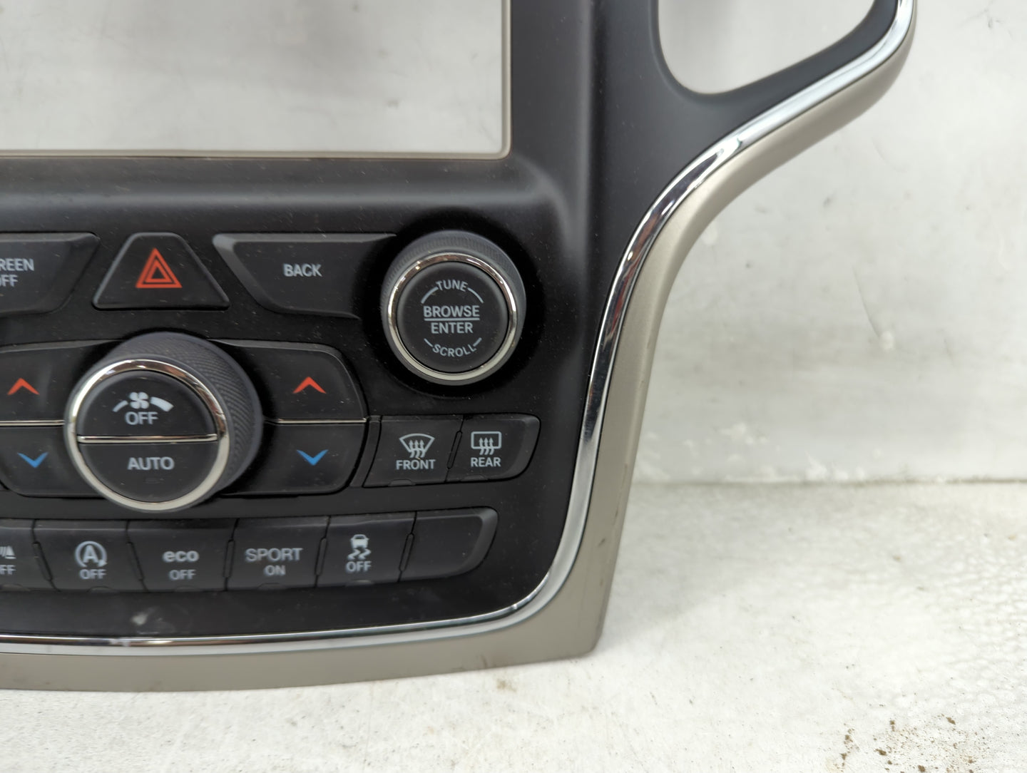 2016-2017 Jeep Grand Cherokee Climate Control Module Temperature AC/Heater Replacement P/N:68254007AE Fits Fits 2016 2017 OE
