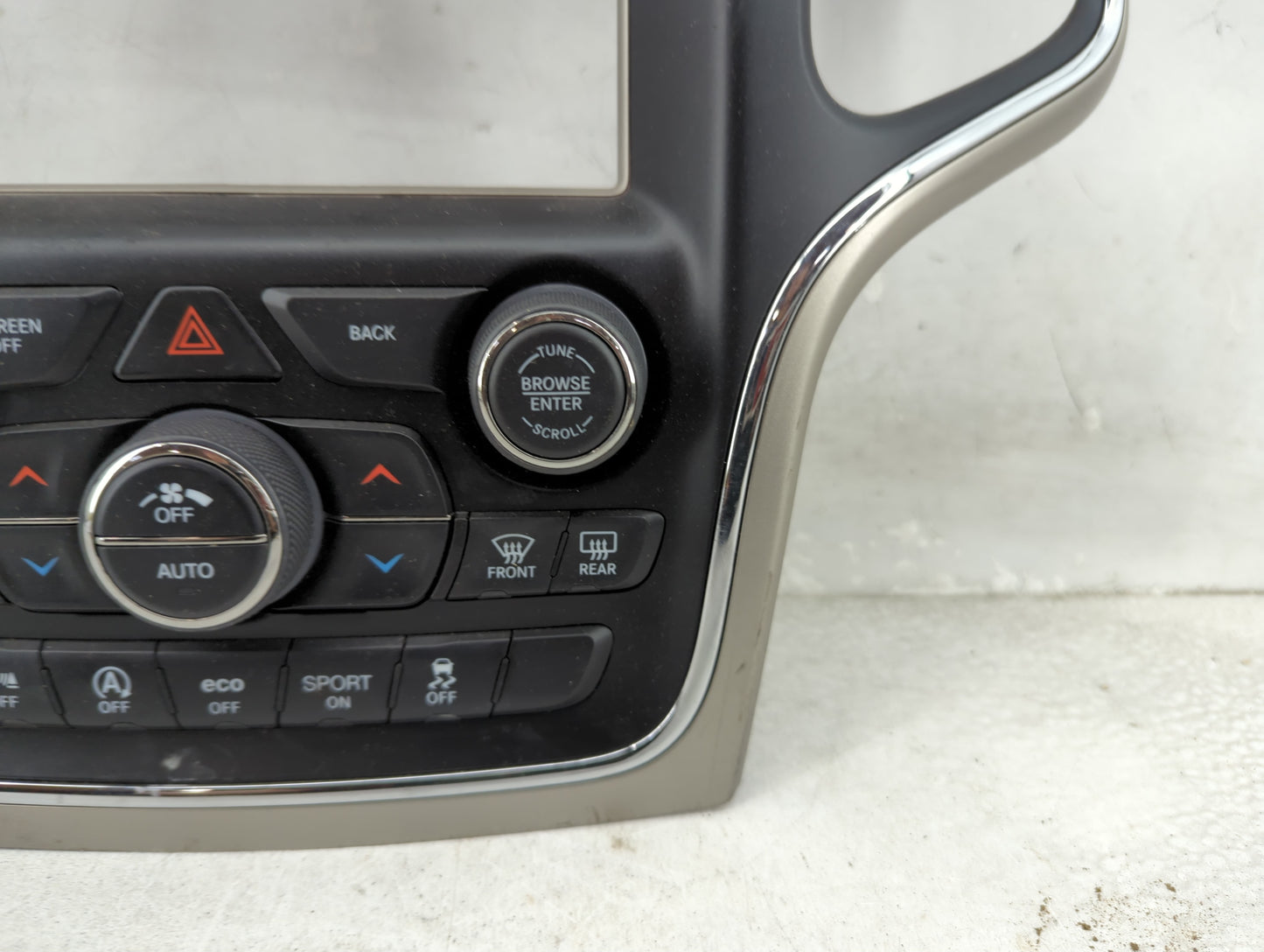 2016-2017 Jeep Grand Cherokee Climate Control Module Temperature AC/Heater Replacement P/N:68254007AE Fits Fits 2016 2017 OE