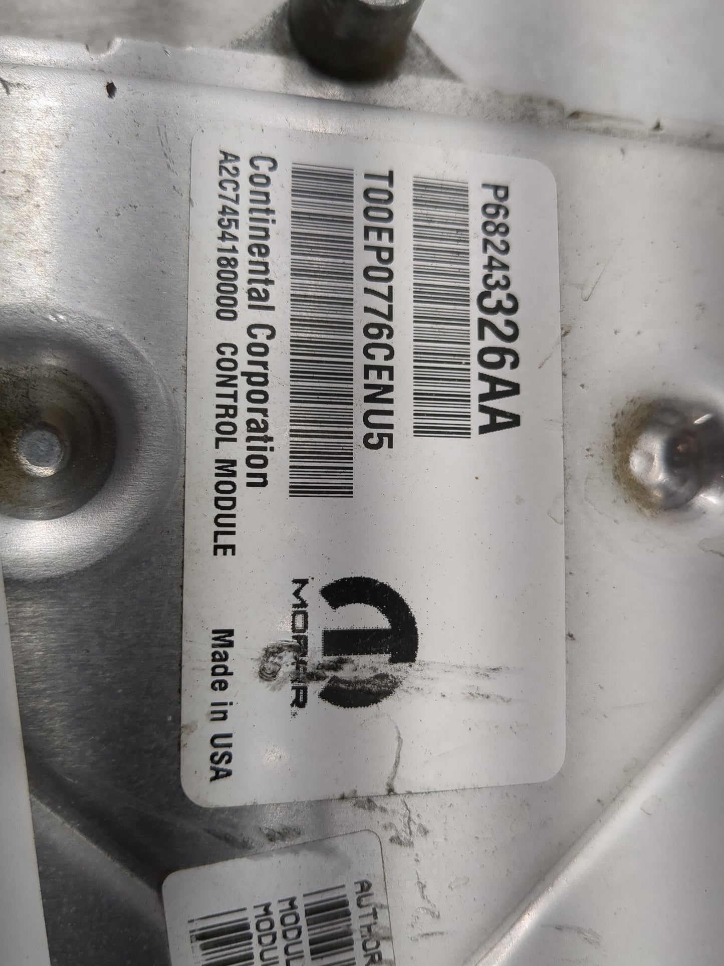 2016-2017 Jeep Grand Cherokee PCM Engine Control Computer ECU ECM PCU OEM P/N:P68252317AJ P68243326AA Fits Fits 2016 2017 OE