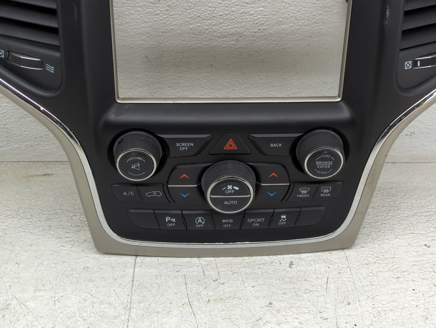 2016-2017 Jeep Grand Cherokee Climate Control Module Temperature AC/Heater Replacement P/N:68254007AE Fits Fits 2016 2017 OE