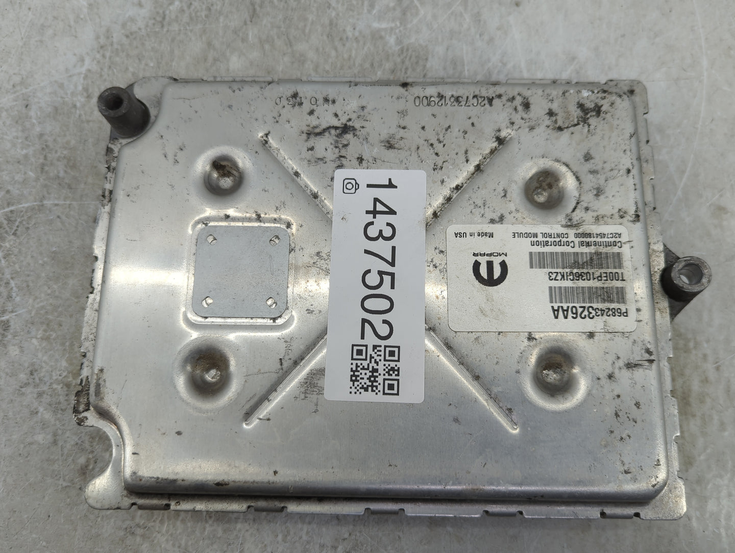 2016-2017 Jeep Grand Cherokee PCM Engine Control Computer ECU ECM PCU OEM P/N:P68243326AA T00EP1036C1K23 Fits Fits 2016 2017