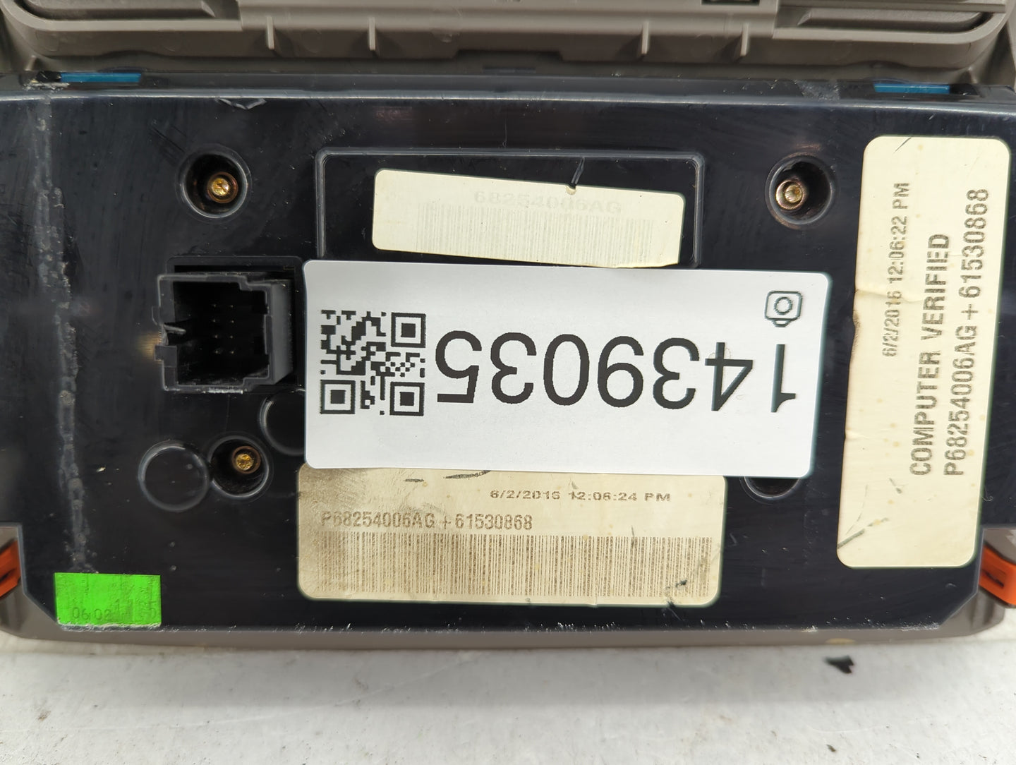 2016-2017 Jeep Grand Cherokee Climate Control Module Temperature AC/Heater Replacement P/N:P68254006AG Fits Fits 2016 2017 O