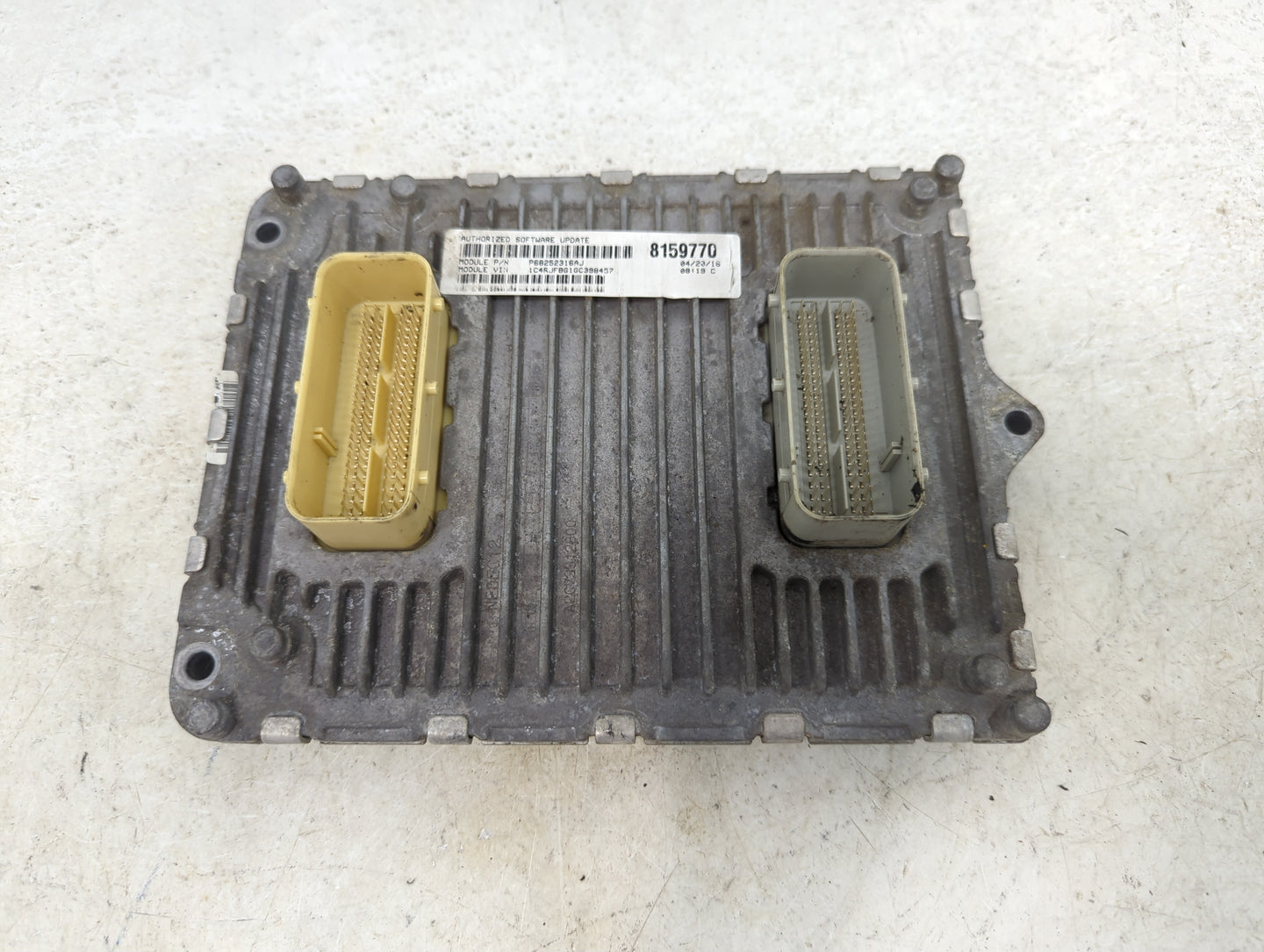 2016-2017 Jeep Grand Cherokee PCM Engine Control Computer ECU ECM PCU OEM P/N:P68243326AA P68252316AJ Fits Fits 2016 2017 OE