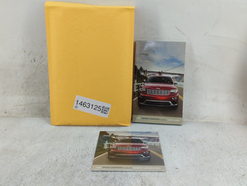 2016 Jeep Grand Cherokee Owners Manual Book Guide P/N:16WK741-926-AA OEM Used Auto Parts - Oemusedautoparts1.com