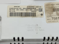 2016 Jeep Grand Cherokee Instrument Cluster Speedometer Gauges P/N:68243466AG CR-0042-621-NR-CGAG Miles:127K Fits OEM Used A