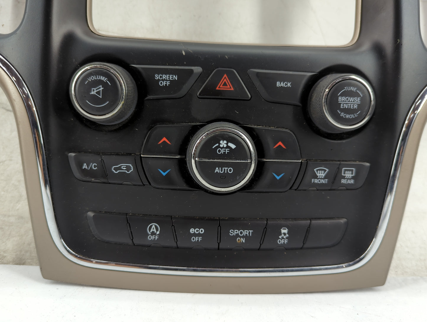 2016-2017 Jeep Grand Cherokee Climate Control Module Temperature AC/Heater Replacement P/N:P68253994AE Fits Fits 2016 2017 O