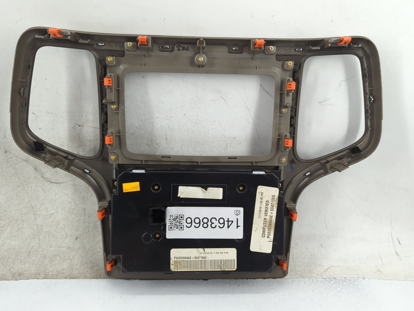 2016-2017 Jeep Grand Cherokee Climate Control Module Temperature AC/Heater Replacement P/N:P68253994AE Fits Fits 2016 2017 O
