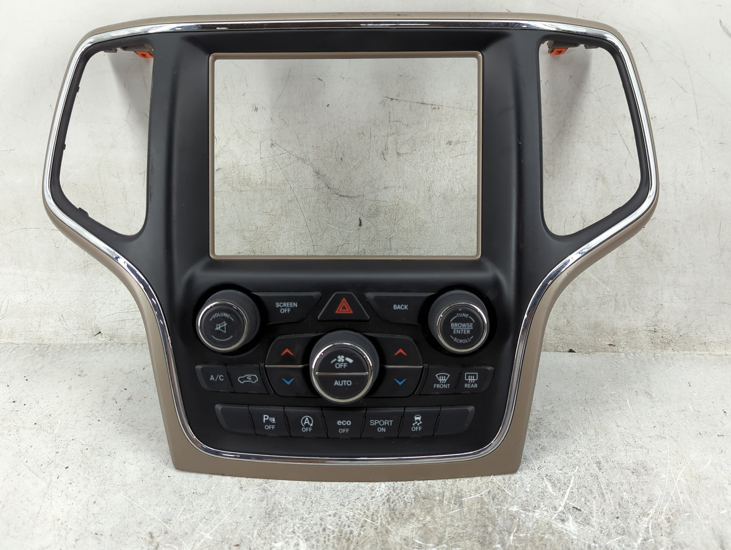 2016 Jeep Grand Cherokee Radio Control Panel 1467731 - Oemusedautoparts1.com