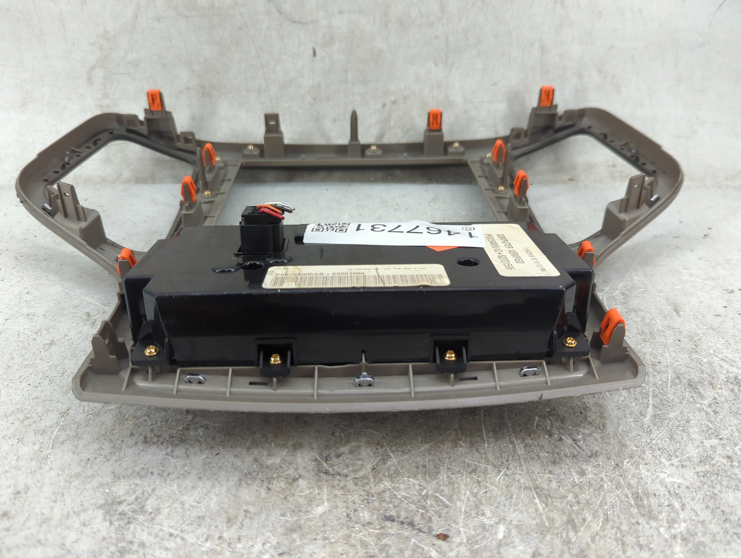 2016 Jeep Grand Cherokee Radio Control Panel 1467731 - Oemusedautoparts1.com