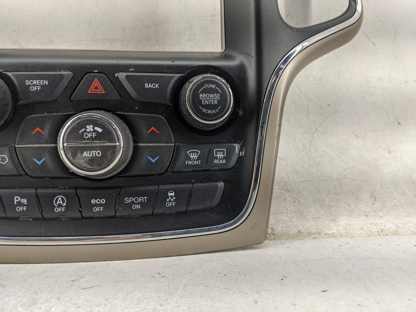 2016-2017 Jeep Grand Cherokee Climate Control Module Temperature AC/Heater Replacement P/N:P68254006AE 60100982 Fits OEM Use