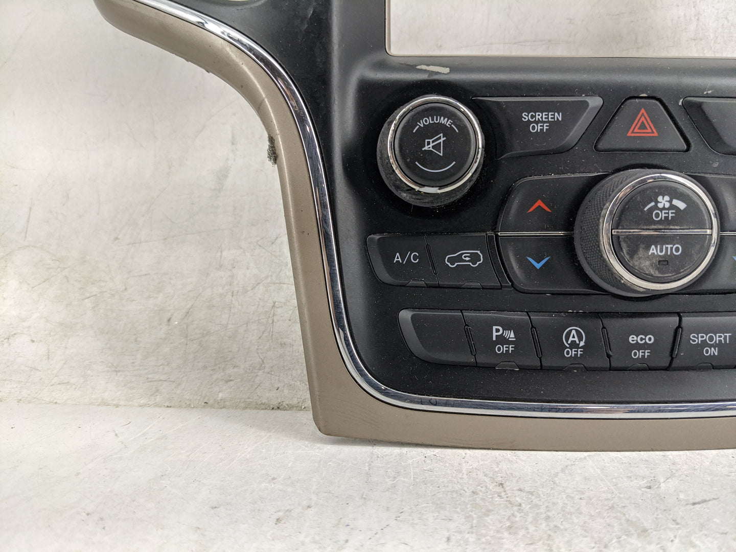 2016-2017 Jeep Grand Cherokee Climate Control Module Temperature AC/Heater Replacement P/N:P68254006AE 60100982 Fits OEM Use