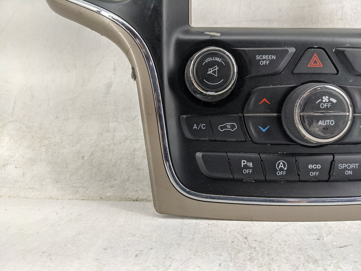 2016-2017 Jeep Grand Cherokee Climate Control Module Temperature AC/Heater Replacement P/N:P68254006AE 60100982 Fits OEM Use