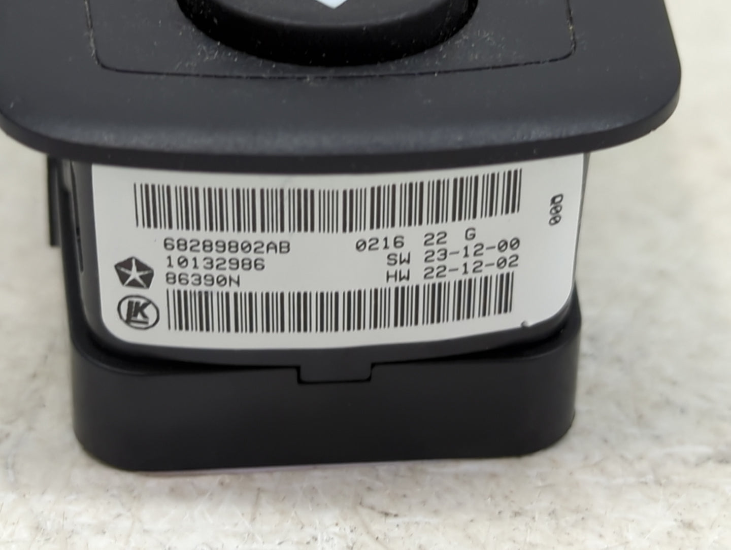 2016-2022 Jeep Grand Cherokee Master Power Window Switch Replacement Driver Side Left P/N:68289802AB 10132986 Fits OEM Used 