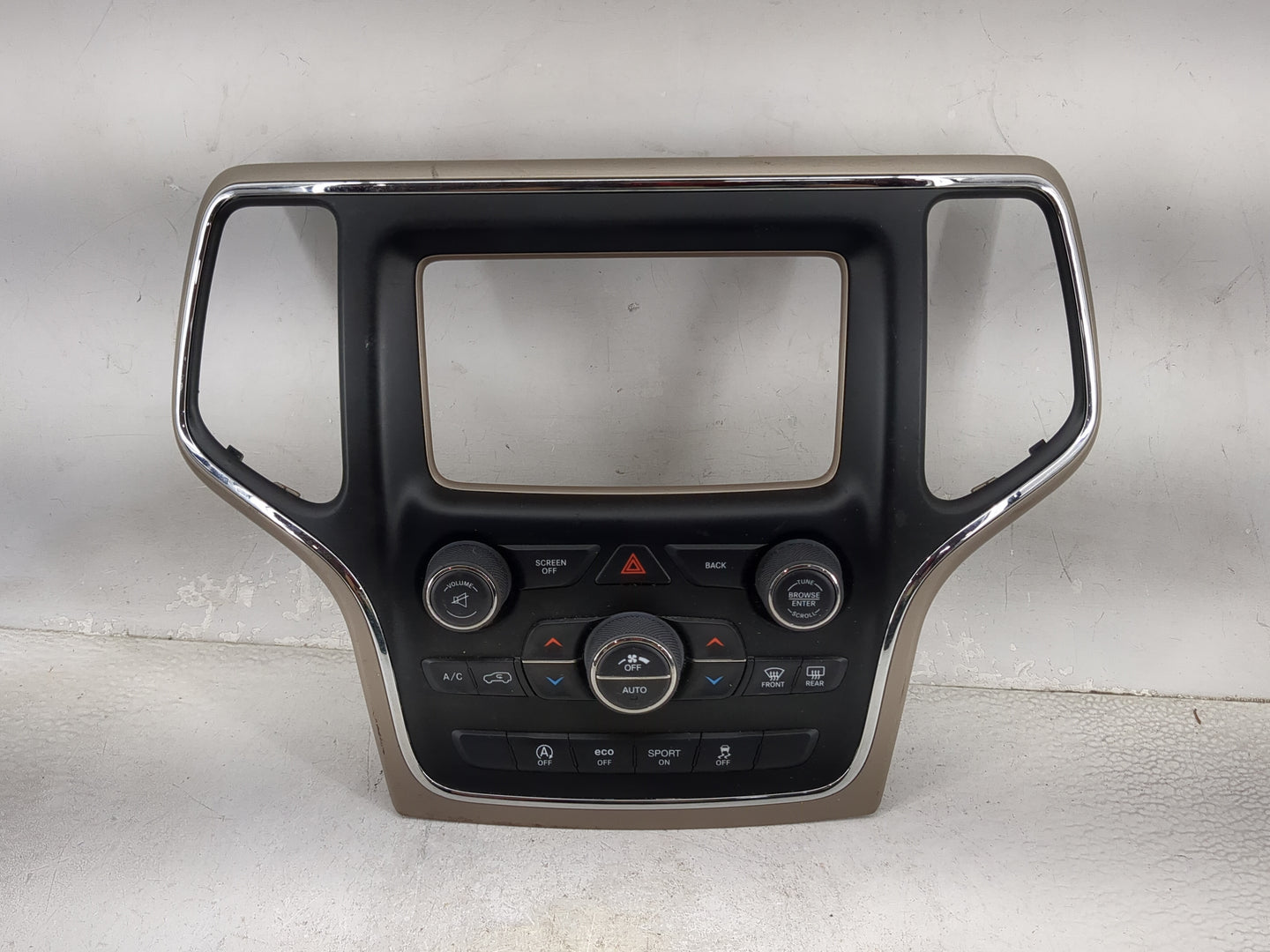 2016-2017 Jeep Grand Cherokee Climate Control Module Temperature AC/Heater Replacement P/N:P68253994AG 68253994AG Fits OEM U