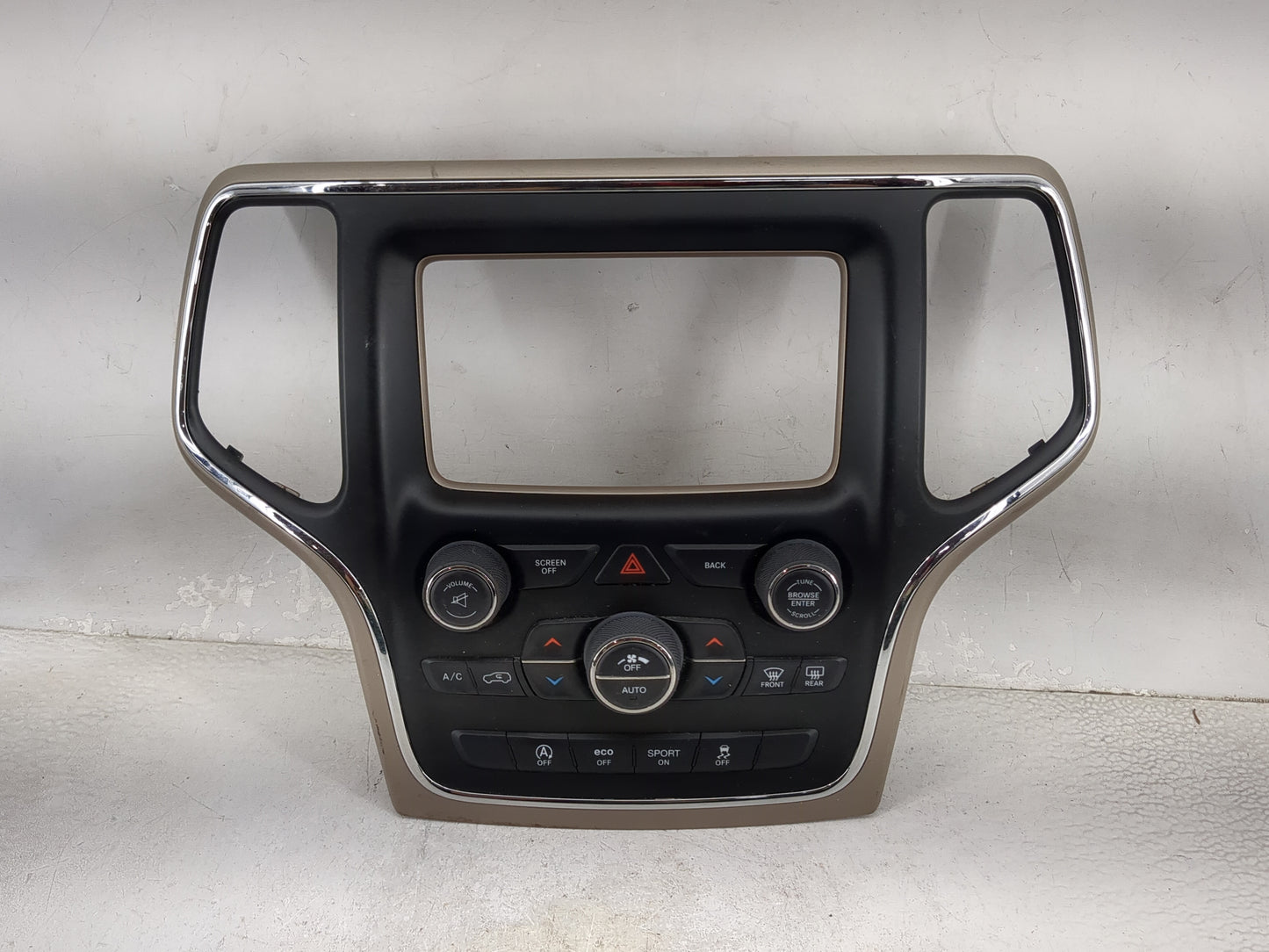 2016-2017 Jeep Grand Cherokee Climate Control Module Temperature AC/Heater Replacement P/N:P68253994AG 68253994AG Fits OEM U