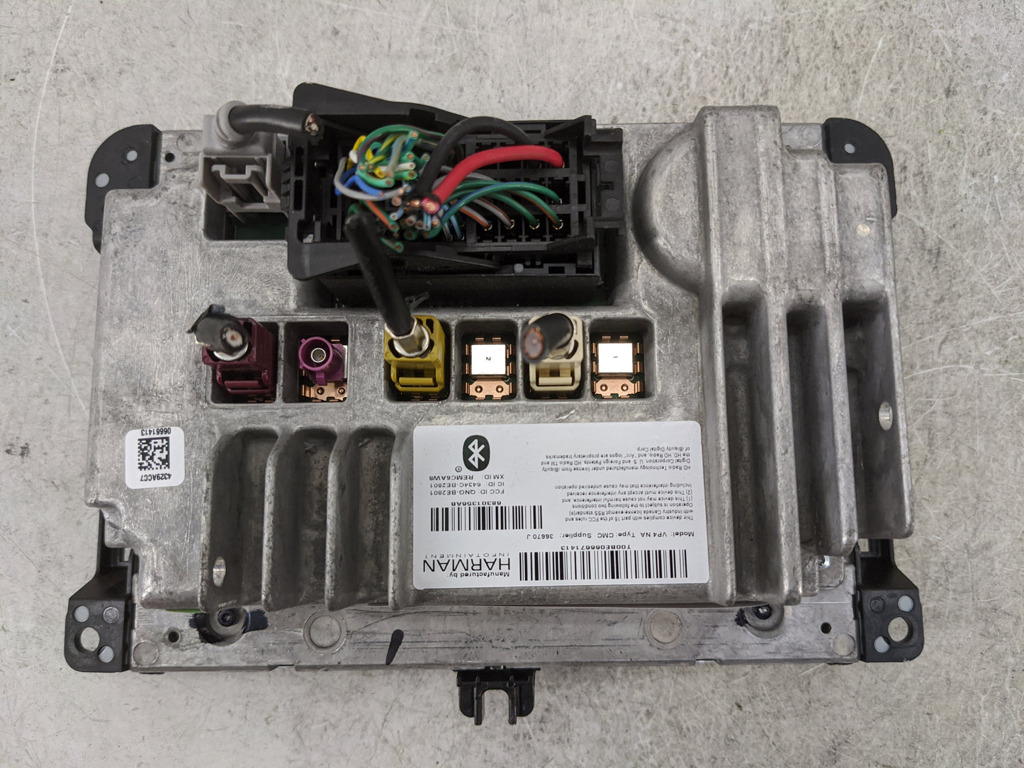 2016 Jeep Grand Cherokee Radio AM FM Cd Player Receiver Replacement P/N:68301356AB T00BE066671413, QNG-BE2801, 6434C-BE2801 