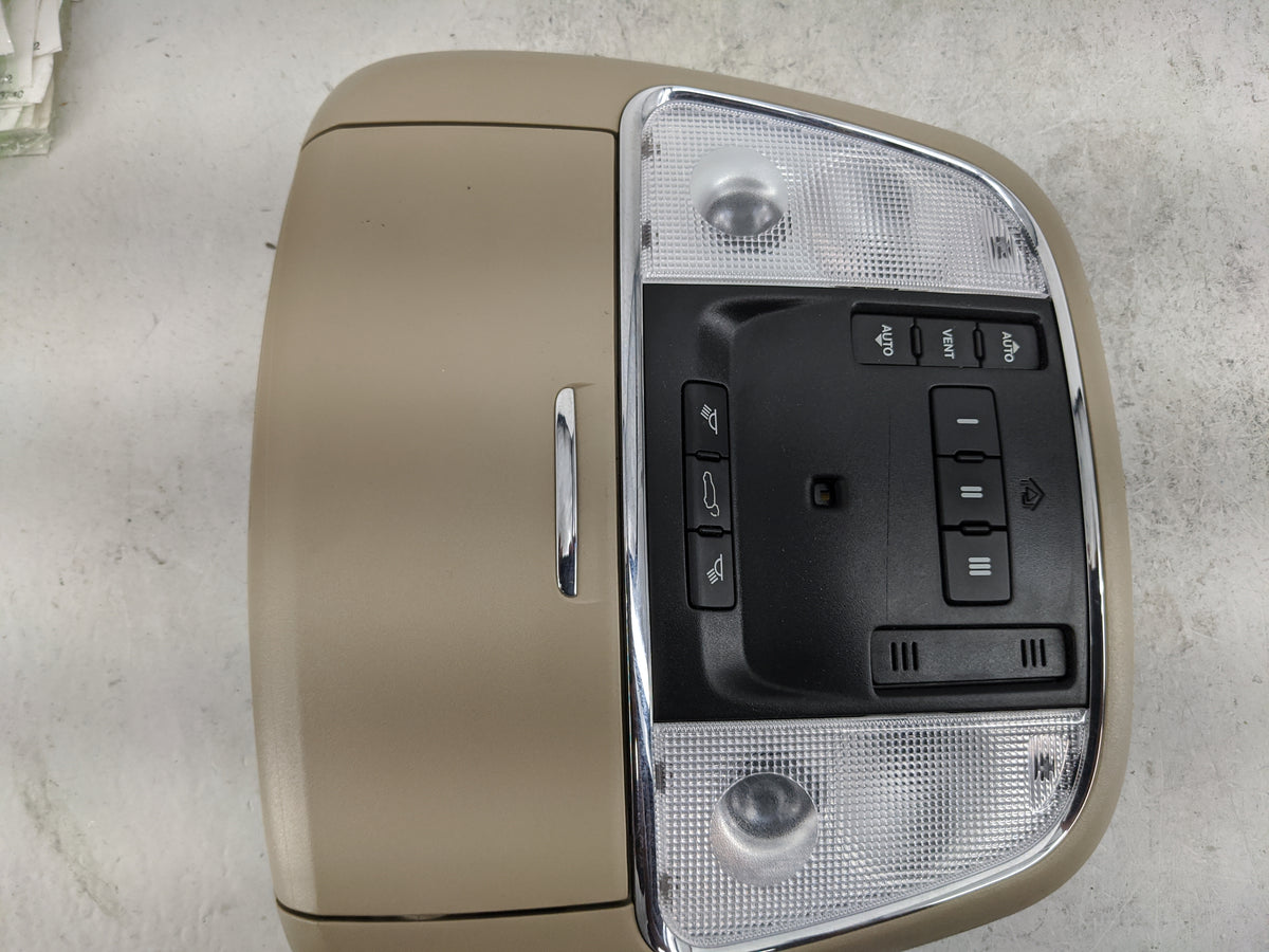 2016-2021 Jeep Grand Cherokee Overhead Console W/rear Climate Control 1483005 - Oemusedautoparts1.com
