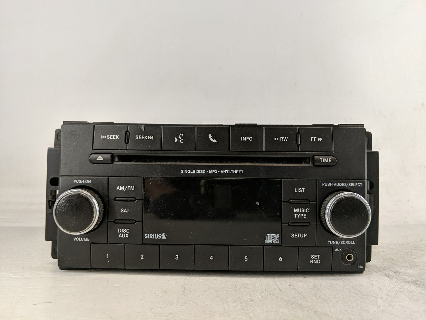 2012-2017 Jeep Patriot Radio AM FM Cd Player Receiver Replacement P/N:P05091197AE P05091197AC Fits OEM Used Auto Parts - Oem