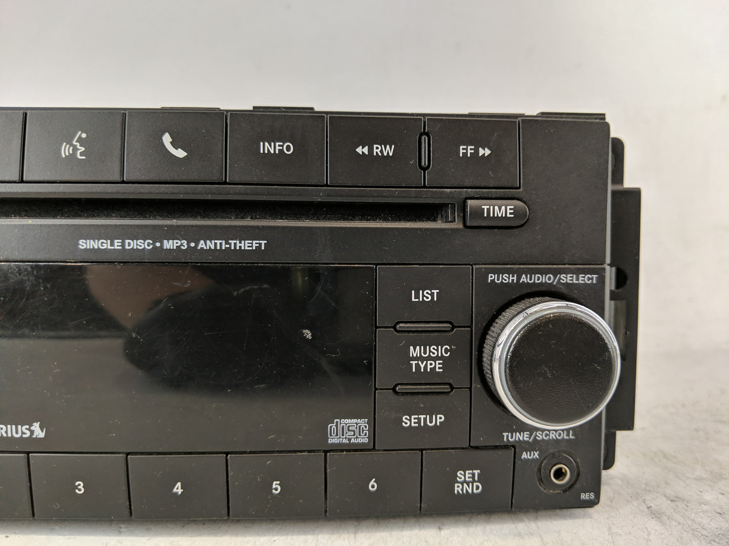 2012-2017 Jeep Patriot Radio AM FM Cd Player Receiver Replacement P/N:P05091197AE P05091197AC Fits OEM Used Auto Parts - Oem