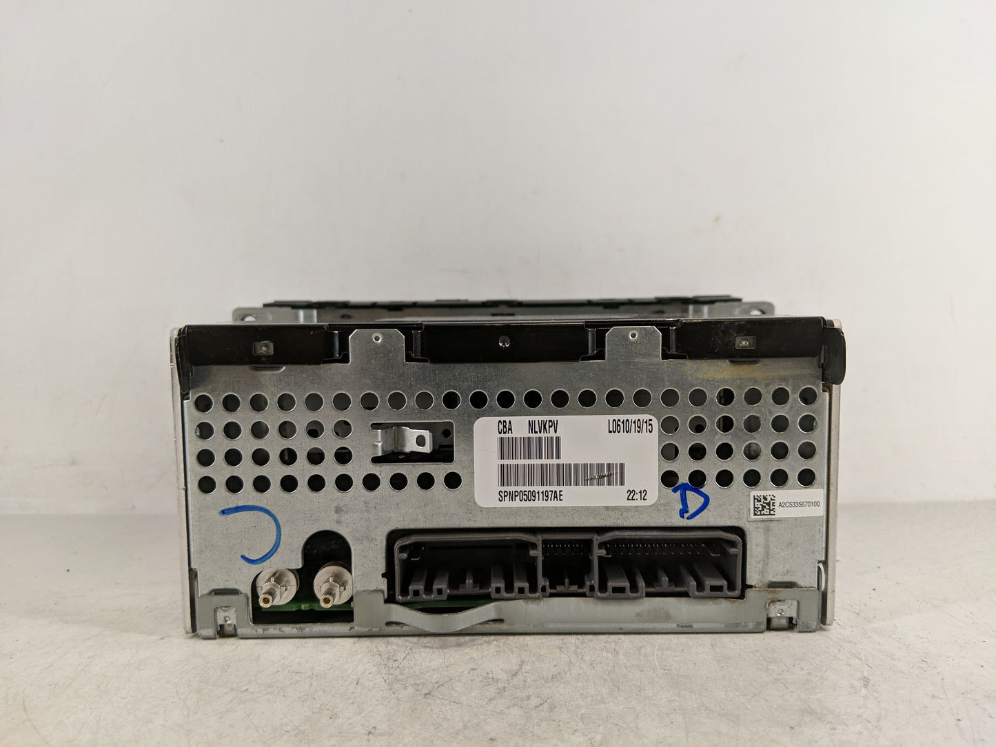 2012-2017 Jeep Patriot Radio AM FM Cd Player Receiver Replacement P/N:P05091197AE P05091197AC Fits OEM Used Auto Parts - Oem