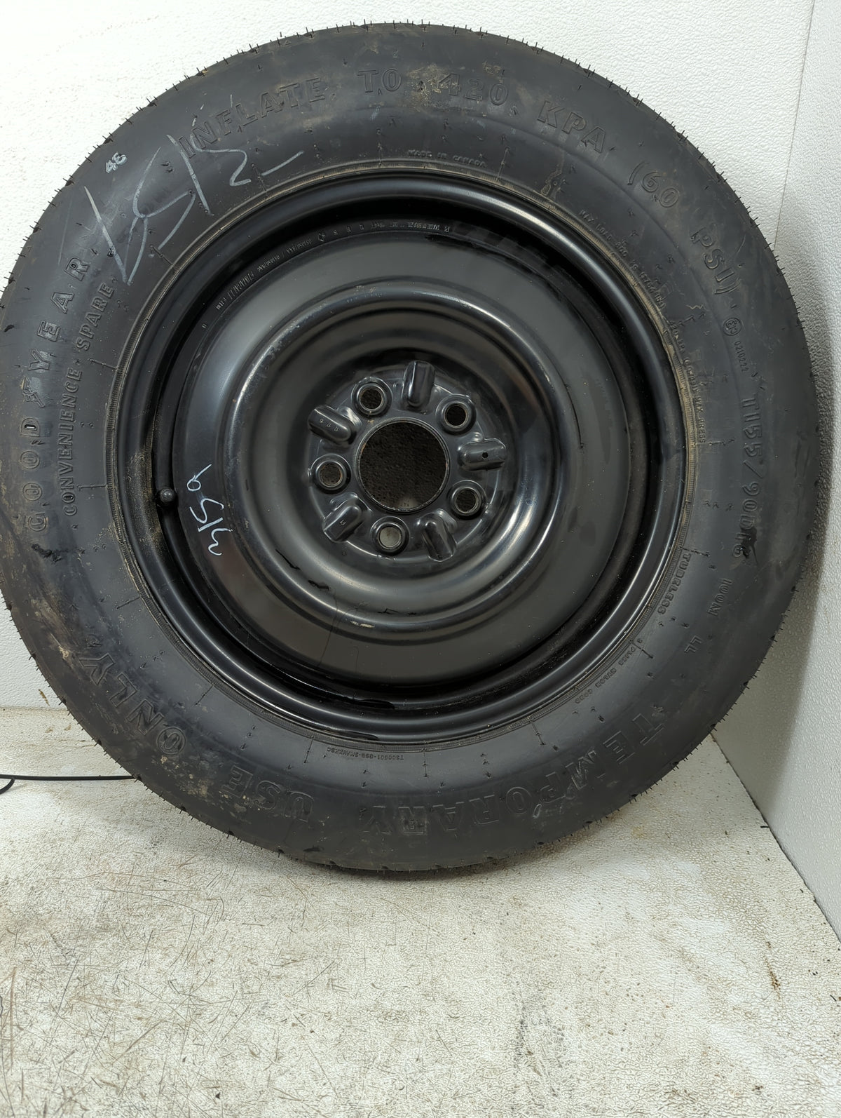 2007-2017 Jeep Patriot Spare Donut Tire Wheel Rim Oem 1186242 - Oemusedautoparts1.com