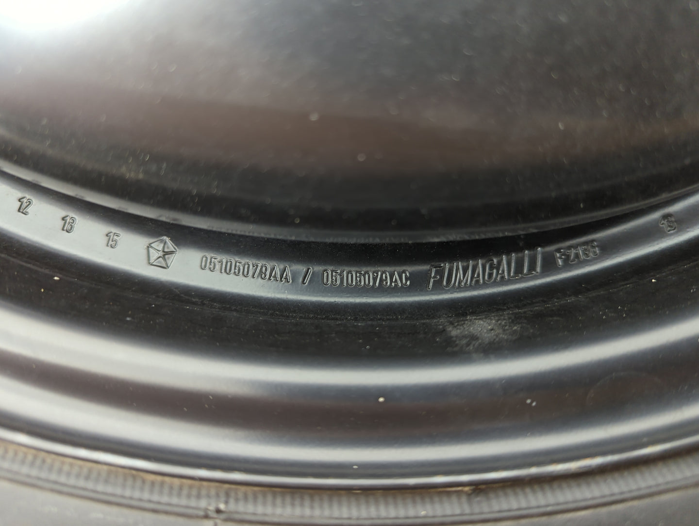 2007-2017 Jeep Patriot Spare Donut Tire Wheel Rim Oem 1186242 - Oemusedautoparts1.com