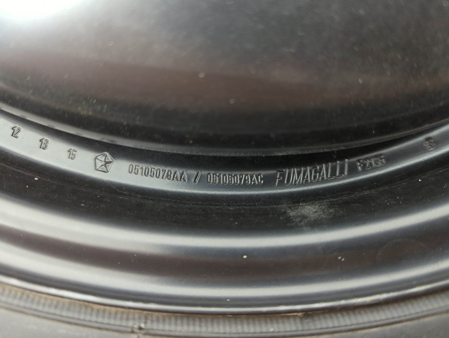 2007-2017 Jeep Patriot Spare Donut Tire Wheel Rim Oem 1186242 - Oemusedautoparts1.com