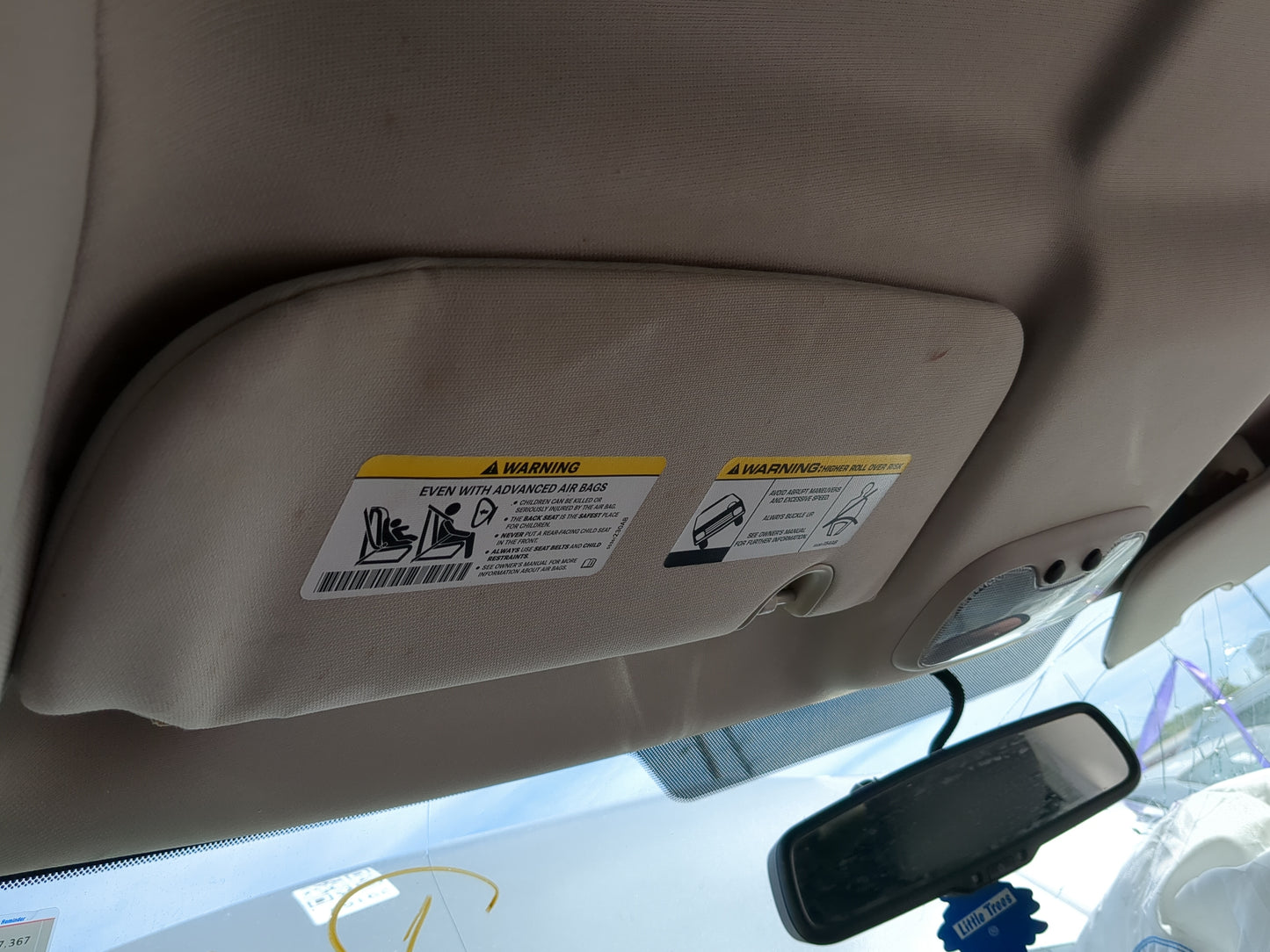 2010-2017 Jeep Patriot Sun Visor Shade Replacement Driver Left Mirror Fits Fits 2010 2011 2012 2013 2014 2015 2016 2017 OEM 