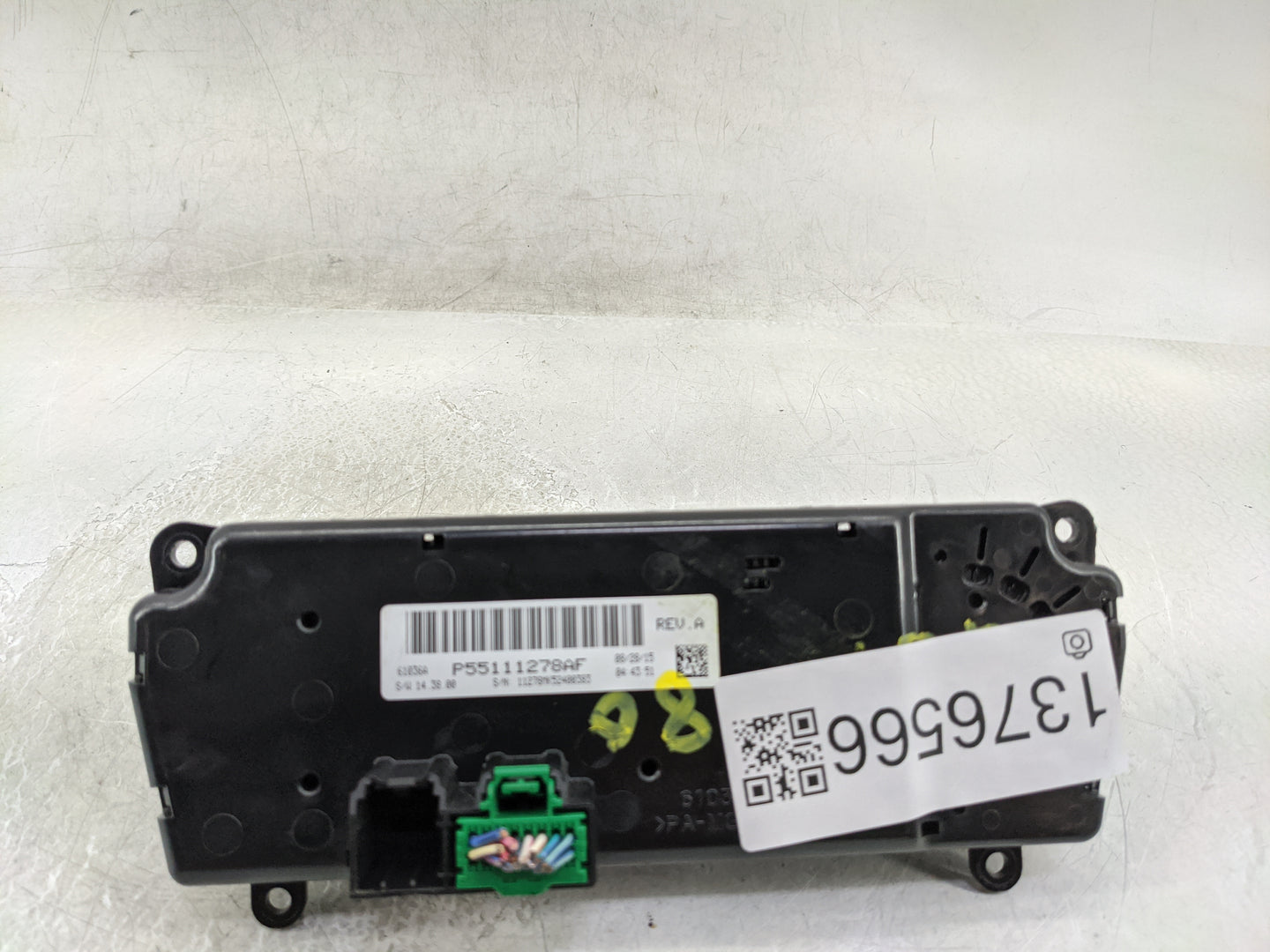 2011-2017 Jeep Patriot Climate Control Module Temperature AC/Heater Replacement P/N:P55111278AF Fits OEM Used Auto Parts - O