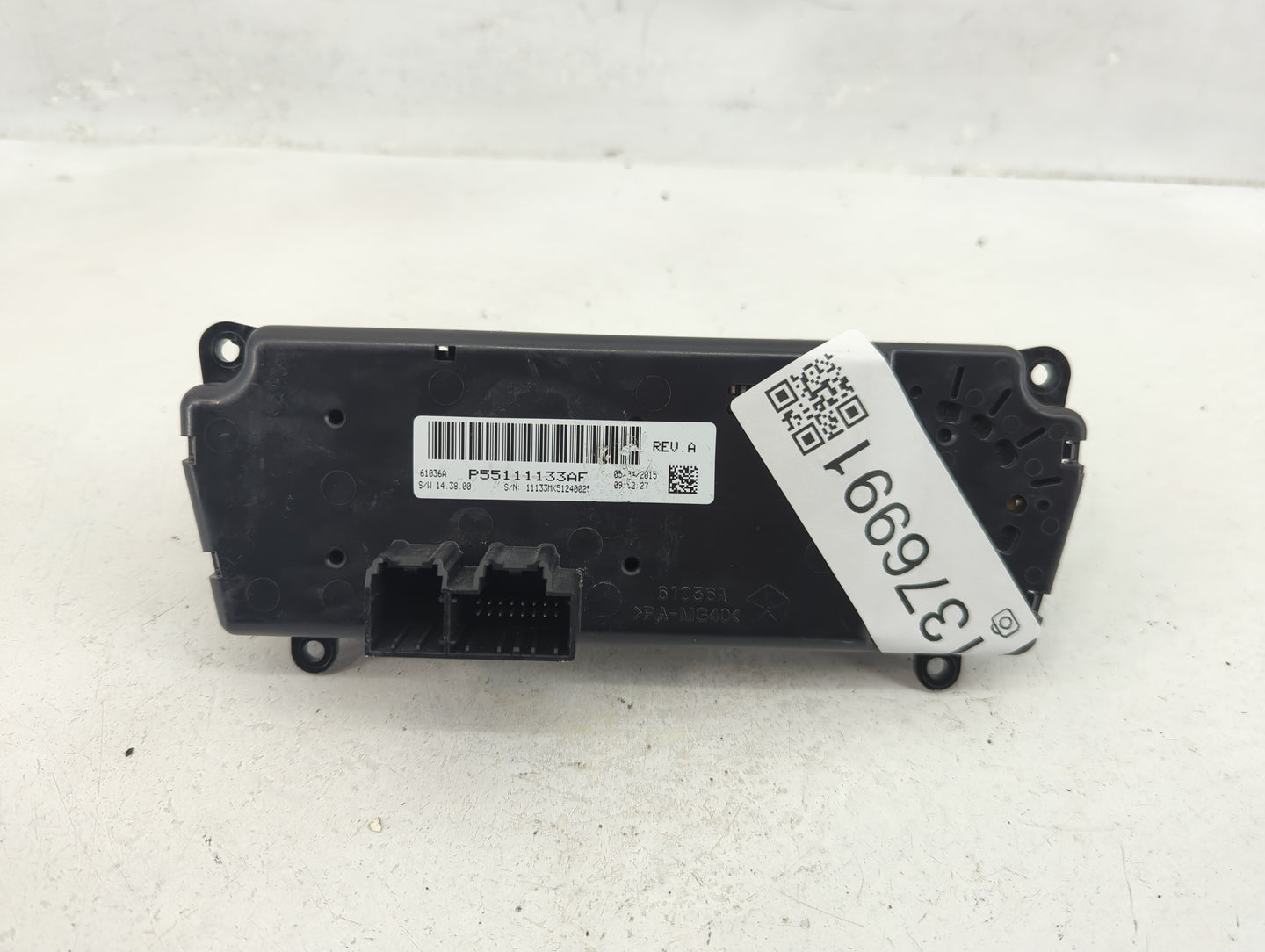 2011-2017 Jeep Patriot Climate Control Module Temperature AC/Heater Replacement P/N:P55111133AF Fits OEM Used Auto Parts - O