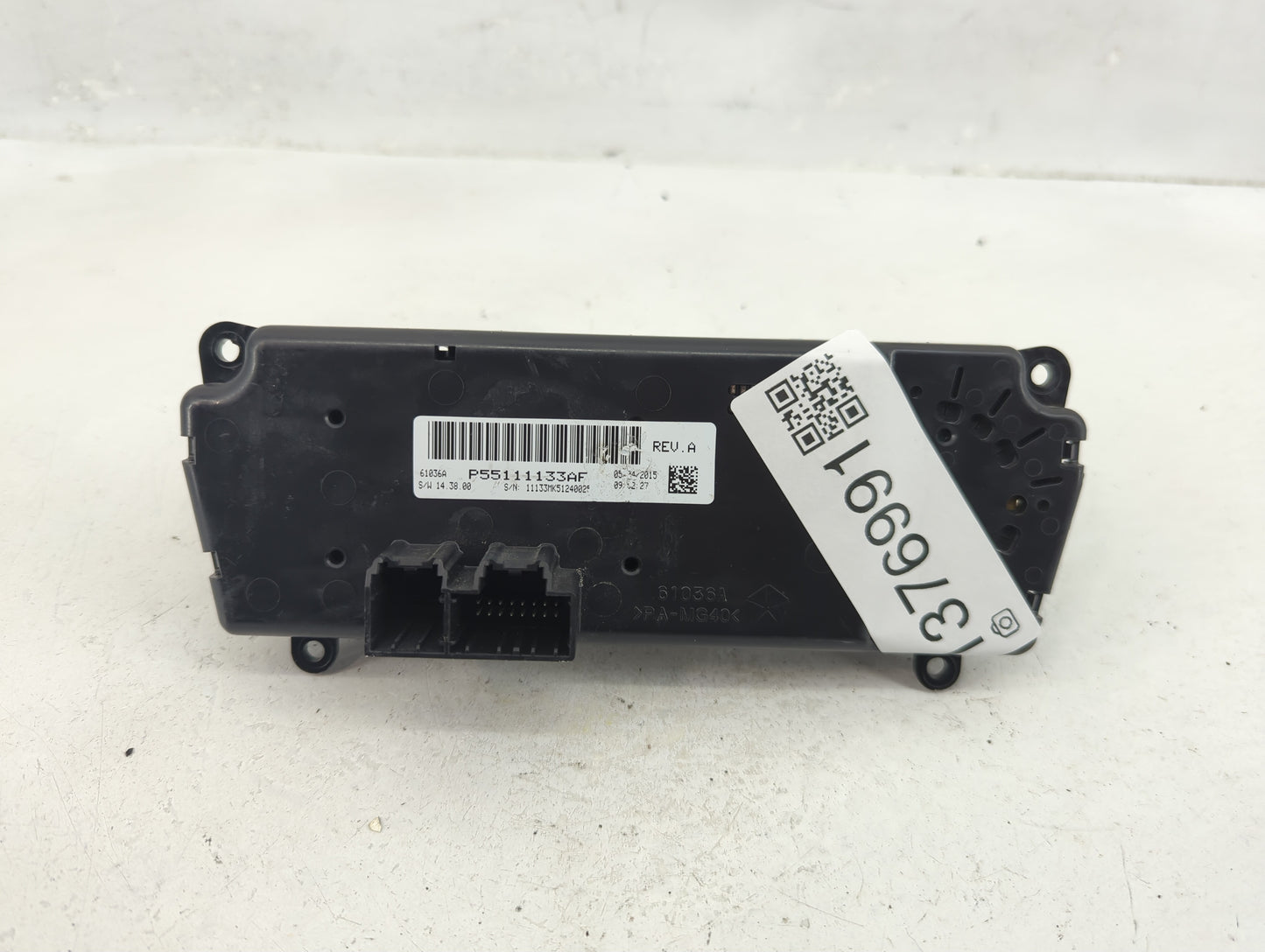 2011-2017 Jeep Patriot Climate Control Module Temperature AC/Heater Replacement P/N:P55111133AF Fits OEM Used Auto Parts - O