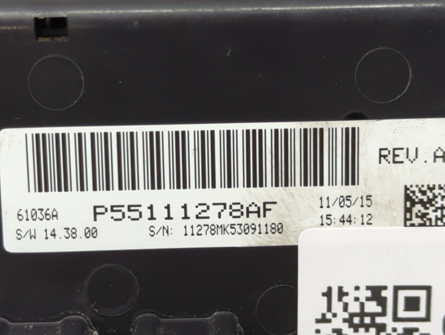 2011-2017 Jeep Patriot Climate Control Module Temperature AC/Heater Replacement P/N:P55111278AF Fits OEM Used Auto Parts - O