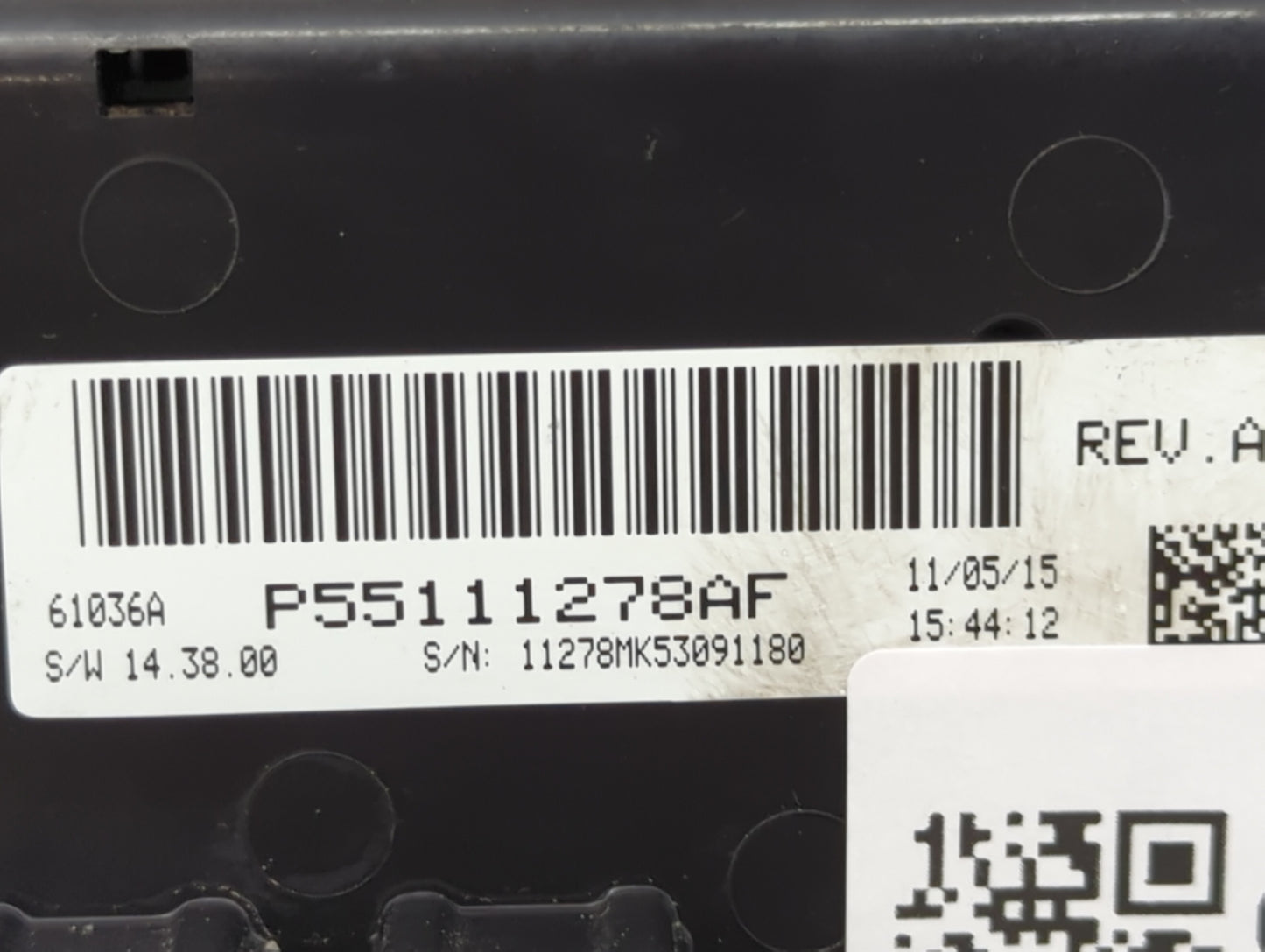 2011-2017 Jeep Patriot Climate Control Module Temperature AC/Heater Replacement P/N:P55111278AF Fits OEM Used Auto Parts - O