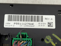 2011-2017 Jeep Patriot Climate Control Module Temperature AC/Heater Replacement P/N:P55111278AE Fits OEM Used Auto Parts - O