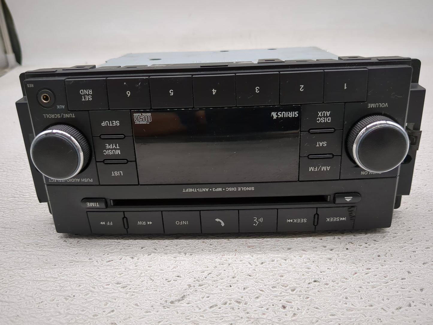 2013-2017 Jeep Patriot Radio AM FM Cd Player Receiver Replacement P/N:P05091197AE Fits Fits 2013 2014 2015 2016 2017 OEM Use