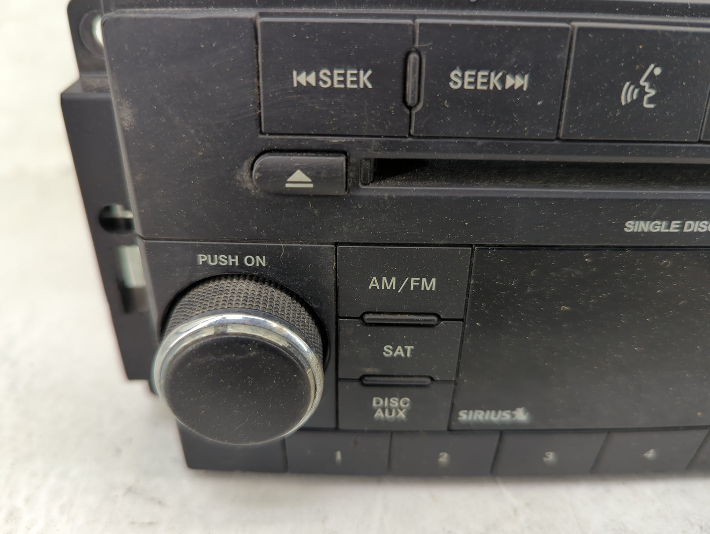2012-2017 Jeep Patriot Radio AM FM Cd Player Receiver Replacement P/N:P05091197AE P05091197AE Fits OEM Used Auto Parts - Oem